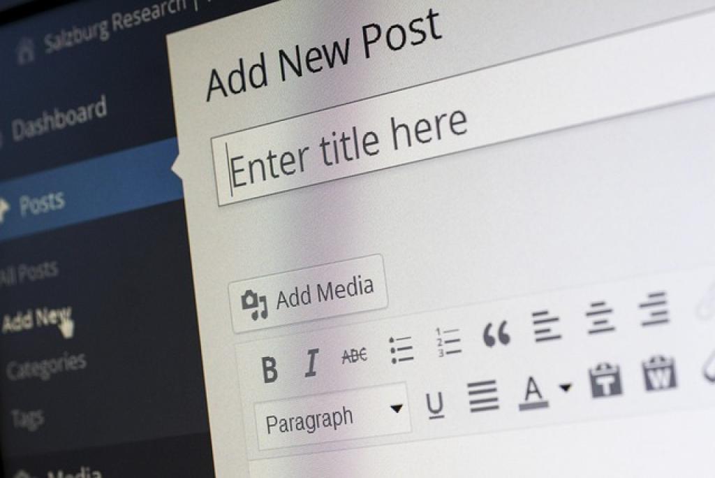 WordPress post creation interface displayed