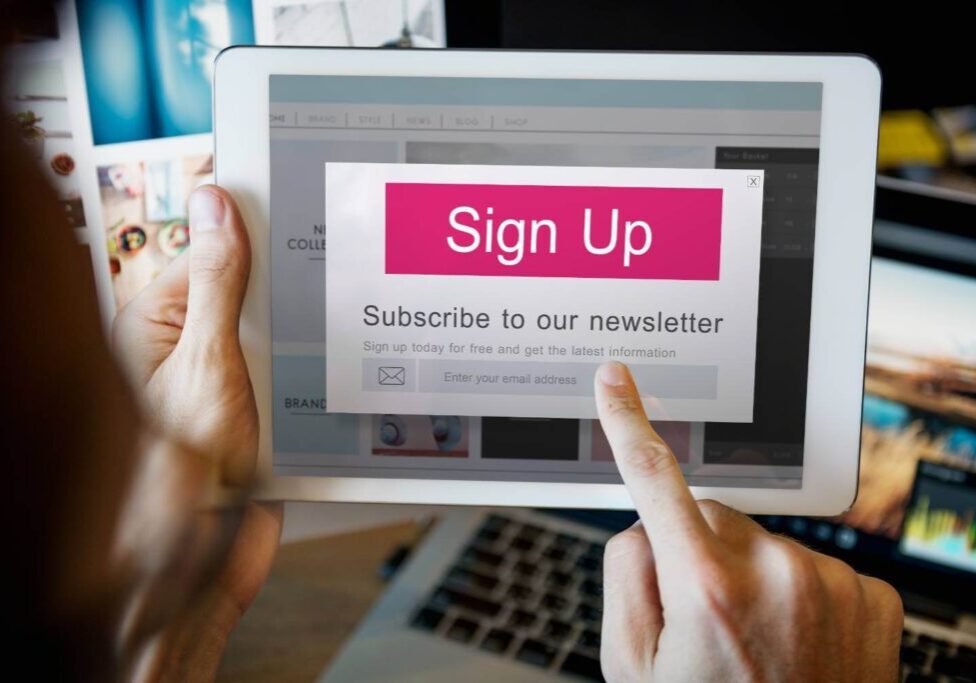 Join Us Register Newsletter Concept viewranking