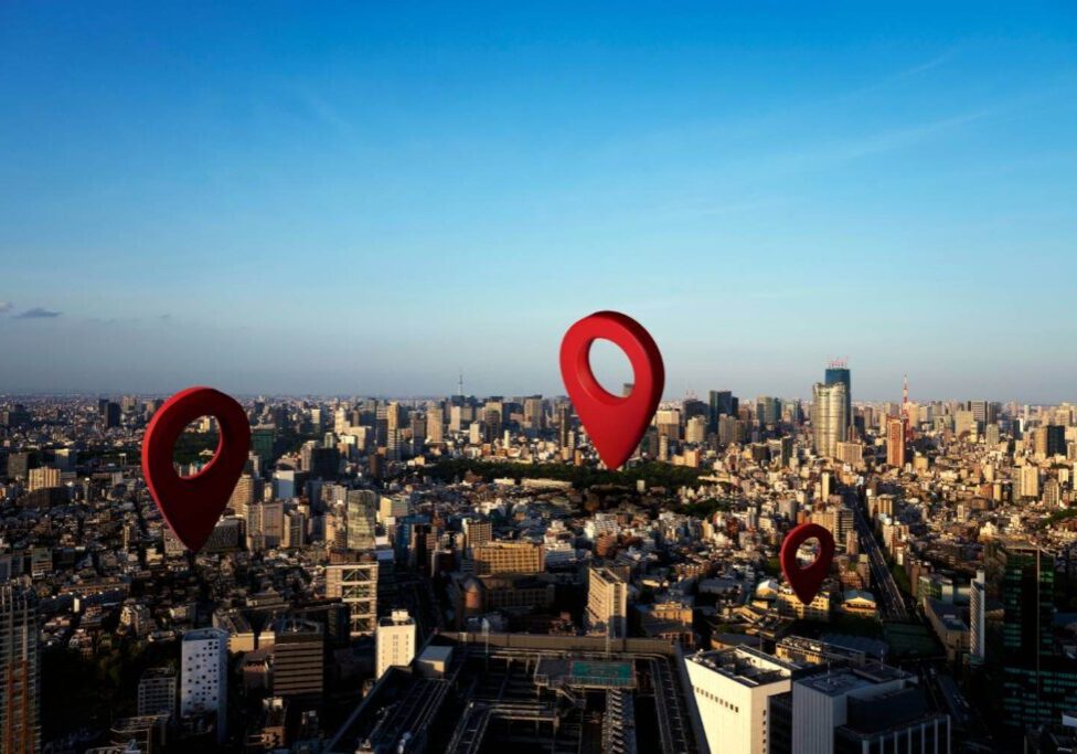 Location symbol with landscape viewranking