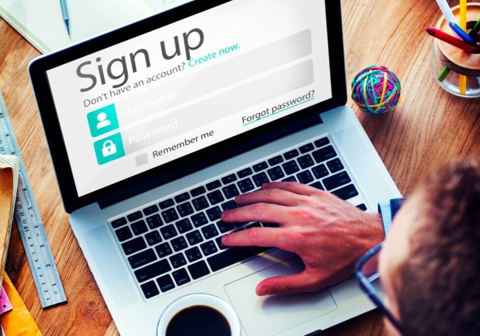 Sign Up Register Online Internet Web Concept viewranking